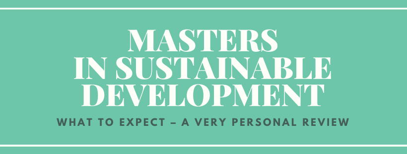 personal statement for masters in sustainable development